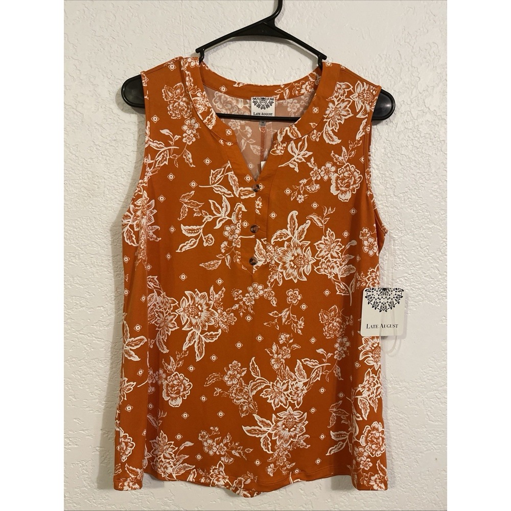 Late August Women's Sleeveless Top Sz. Medium NWT